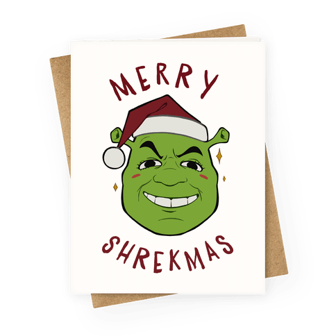 Merry Shrekmas Greeting Card