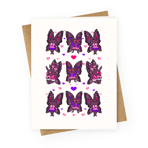 Mothman Love Tee Greeting Card
