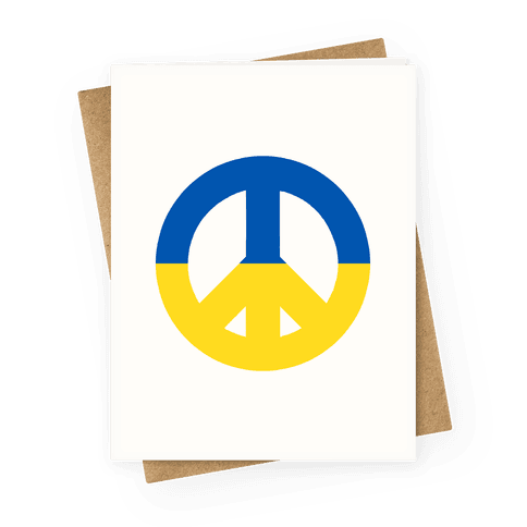 Peace symbol (Ukraine) Greeting Card