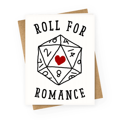 Roll For Romance Greeting Card