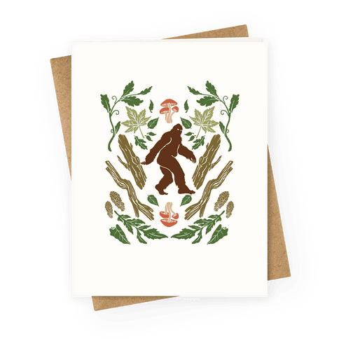 Sasquatch Sighting Greeting Card