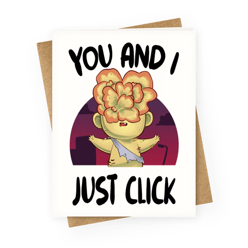 You and I Just Click Greeting Card