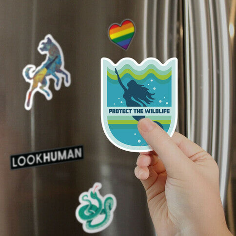 Protect The Wildlife (Mermaid) Magnet