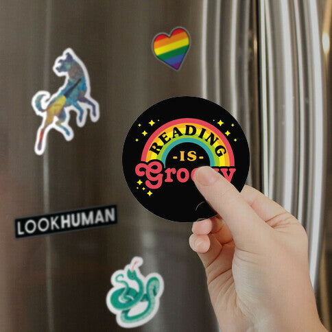 Reading is Groovy Magnet