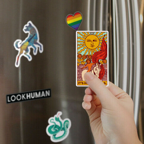 It's Hot As Balls (The Sun Tarot) Magnet