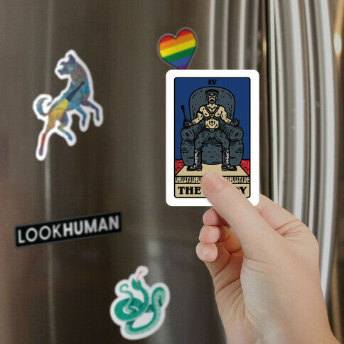 The Daddy Tarot Card Parody Magnet