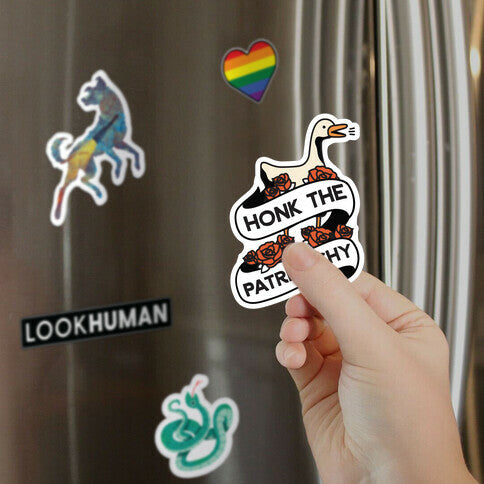 Honk The Patriarchy Goose Magnet