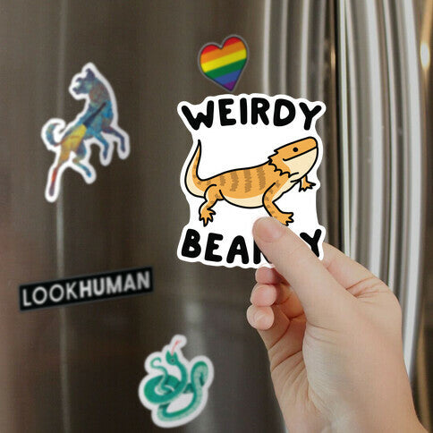 Weirdy Beardy Bearded Dragon Magnet