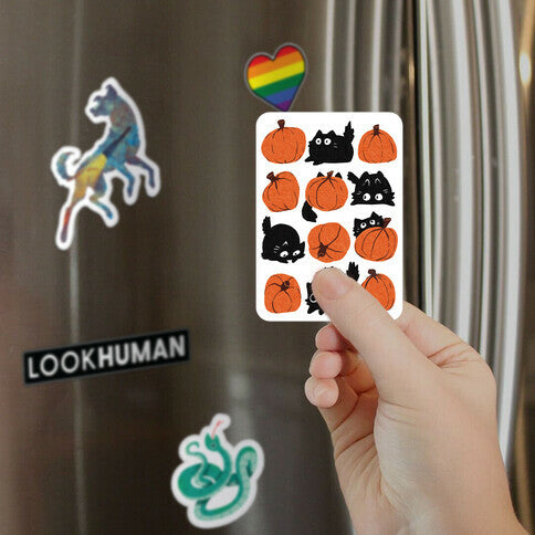Pumpkin Cats Magnet