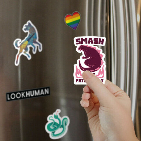 Smash the Patriarchy - Godzilla Magnet