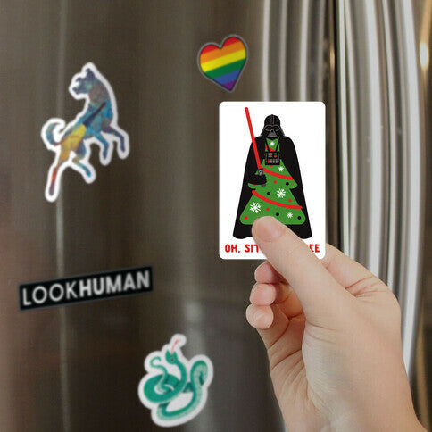 Oh, Sithmas Tree Magnet