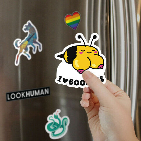 I Love Boobees Magnet