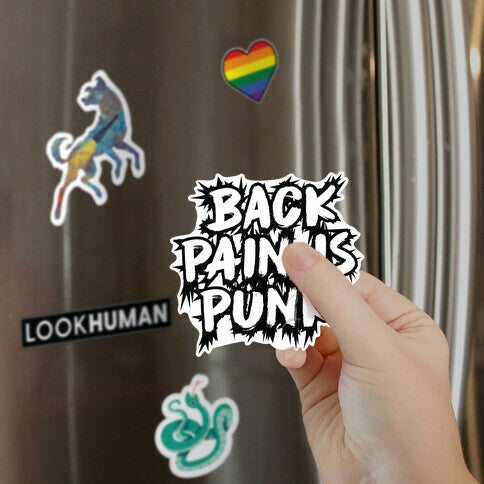 Back Pain Is Punk Magnet