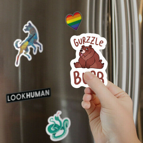 Gurzzle Burr derpy grizzly bear Magnet