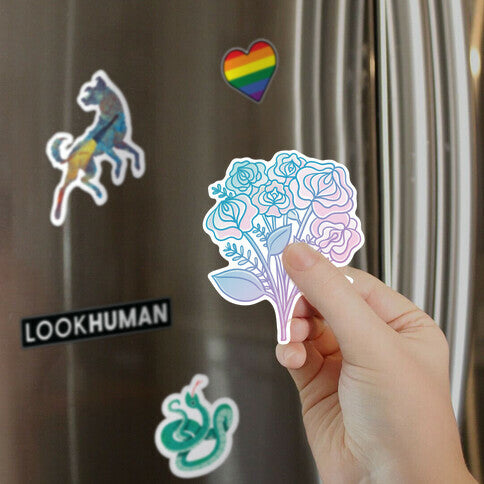 Pastel Vulva Bouquet Magnet