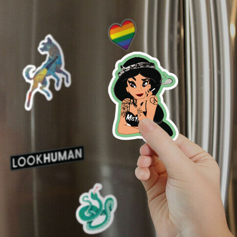 Punk Rock Princess Parody Magnet