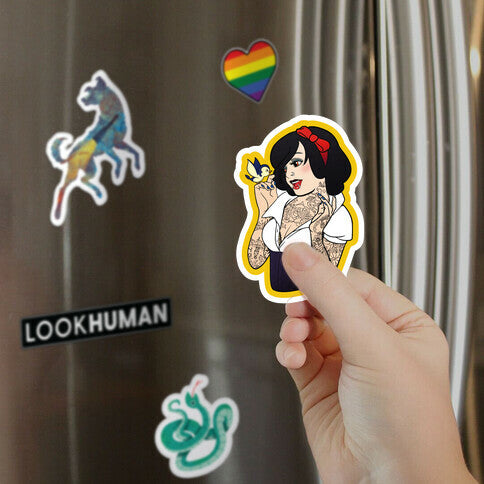 Snow Punk Princess Magnet