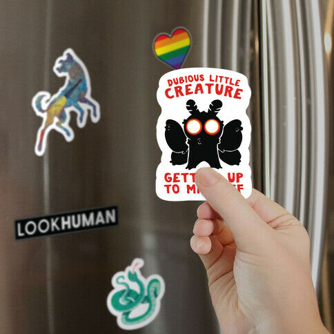 Dubious Little Creature Mothman Magnet