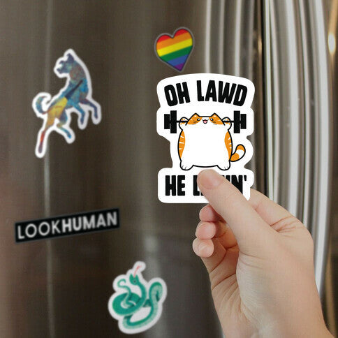 Oh Lawd He Liftin' Magnet