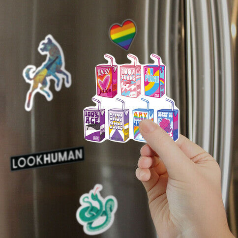 Pride Juice Boxes Magnet