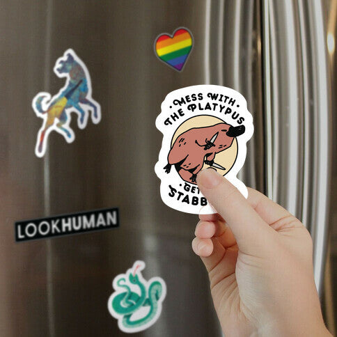 Mess With The Platypus Get the Stabbypus Magnet