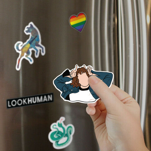 Eddie Munson Silhouette Magnet