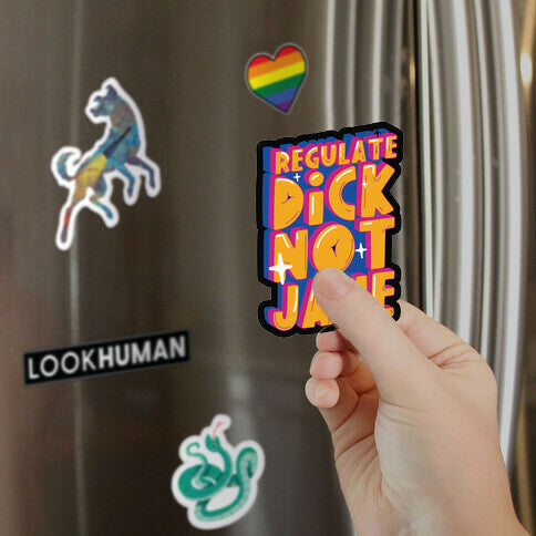 Regulate Dick Not Jane Magnet