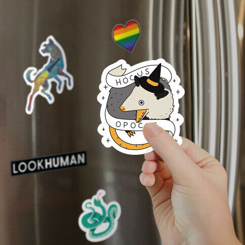 Hocus Opocus Opossum Magnet