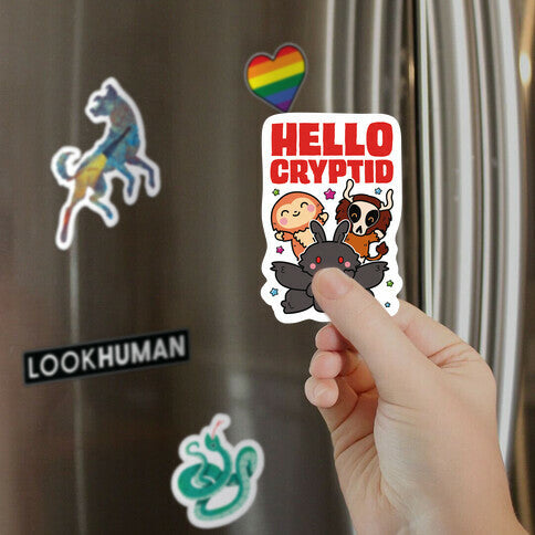 Hello Cryptid Magnet