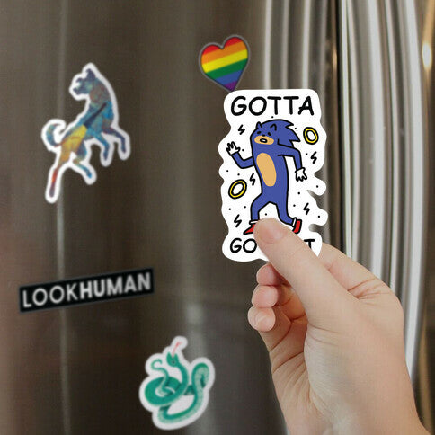 Gotta Go Fast Magnet