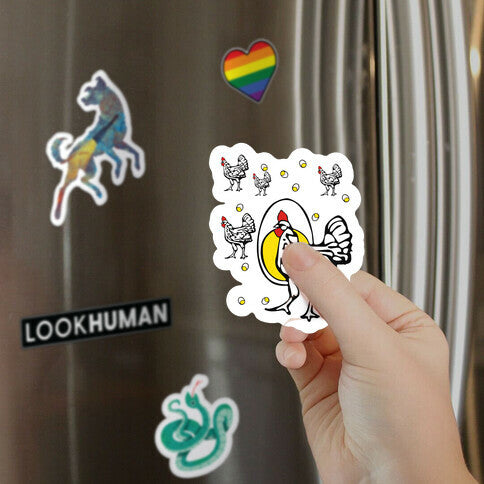 Roseanne's Chicken Shirt Magnet