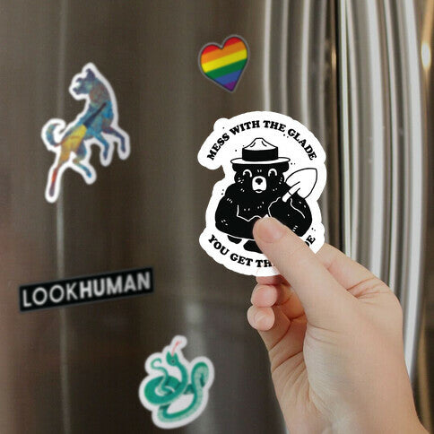 Mess With the Glade, You Get the Spade Magnet