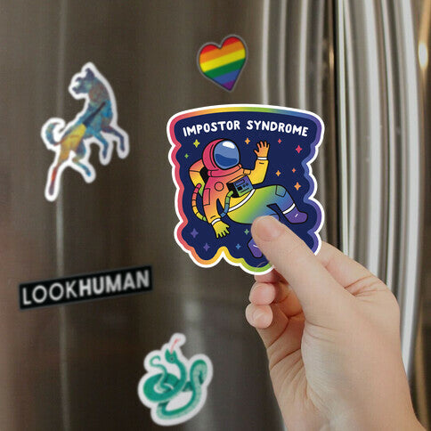 Impostor Syndrome Astronaut Magnet