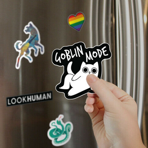 Goblin Mode Cat Magnet