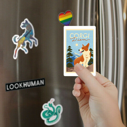 Corgi Diem Magnet