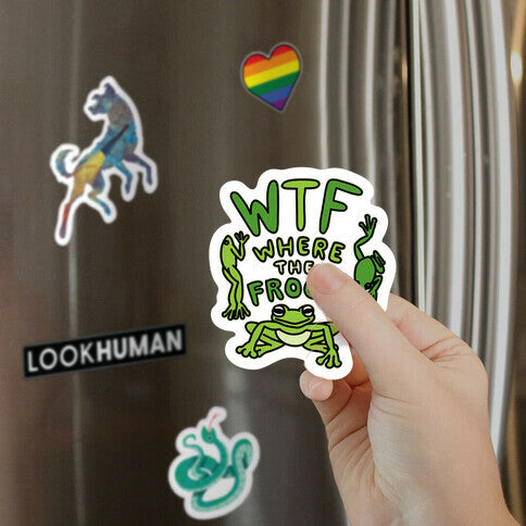 WTF Where The Frogs Magnet