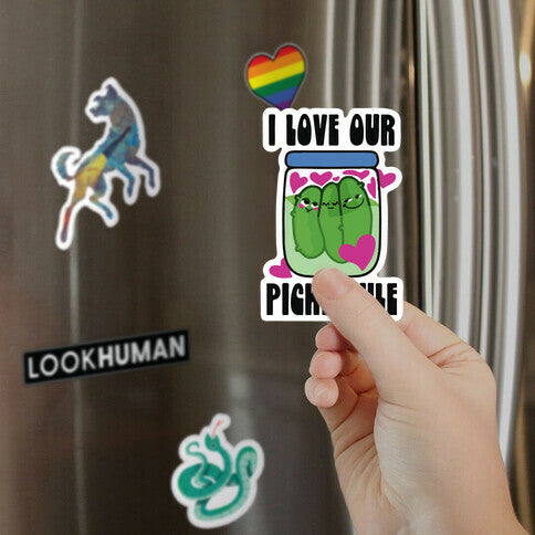 I Love Our Picklecule Magnet