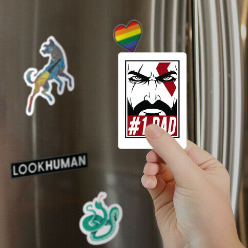 #1 Dad: Kratos Magnet