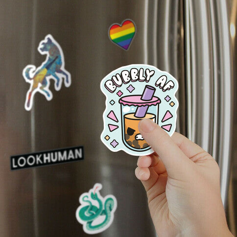 Bubbly Af Boba Magnet