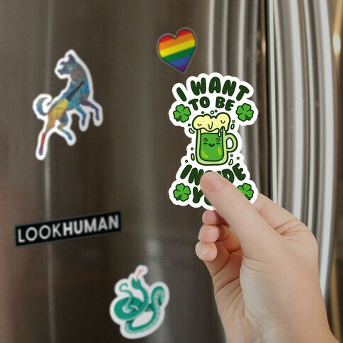 I Want To Be Inside You (St Patricks Day) Magnet