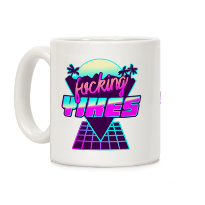 F***ing YIKES Retro Wave Coffee Mug