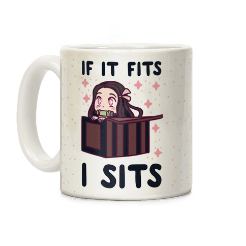 If It Fits, I Sits - Demon Slayer Coffee Mug