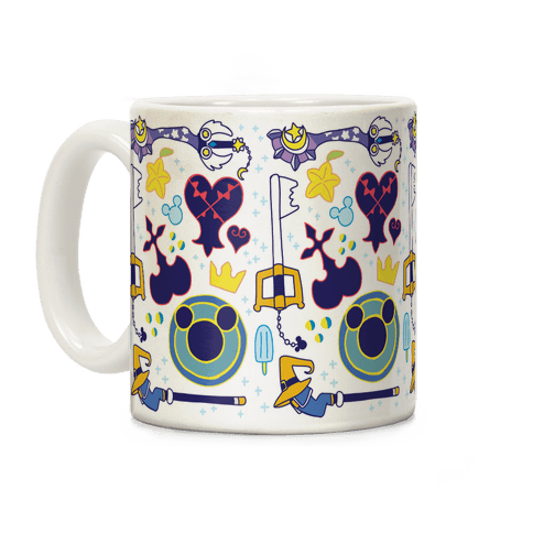 Kingdom Hearts pattern Coffee Mug