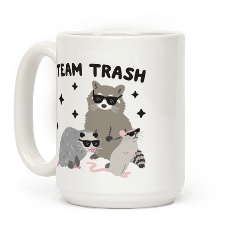 Team Trash Opossum Raccoon Rat Coffee Mug