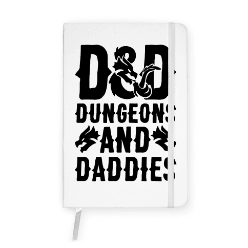 Dungeons and Daddies Parody Notebook