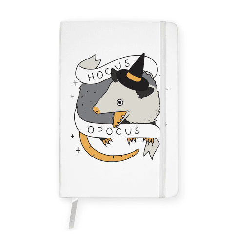 Hocus Opocus Opossum Notebook