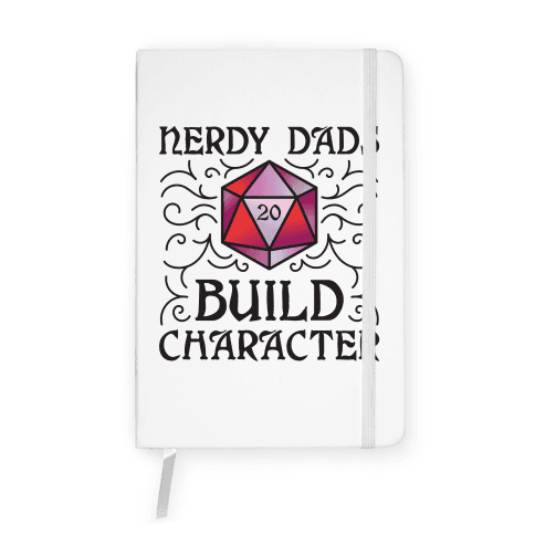 Nerdy Dads Build Character Notebook
