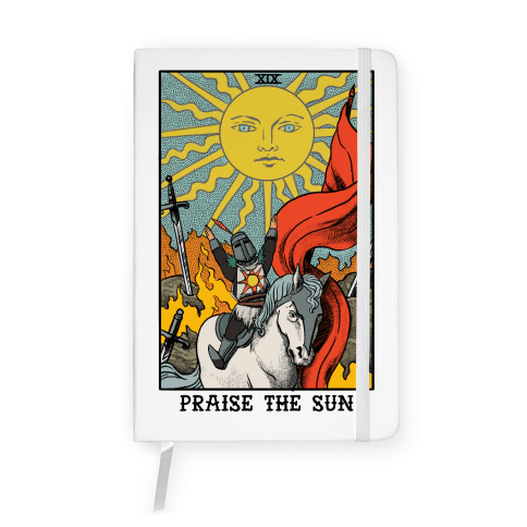 Praise The Sun Tarot Card Notebook