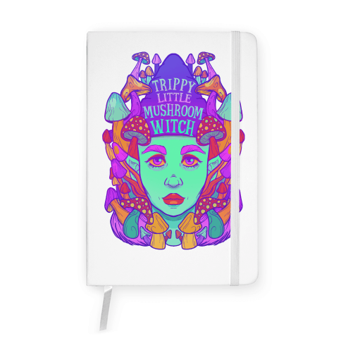 Trippy Little Mushroom Witch Notebook
