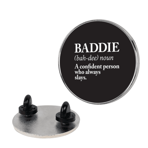 Baddie Definition Lapel Pin